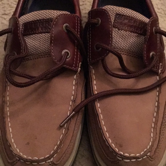 Sperry Top Sider two tone leather loafer size 11 - Picture 8 of 8